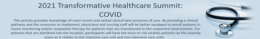 Transformative Healthcare Summit: COVID Banner